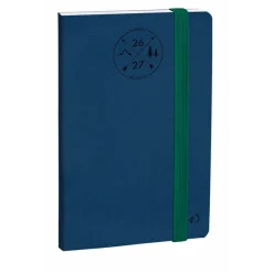 Quo Vadis - Agenda 16 mois - 2026-2027 - Président SD - Semainier Planning - Multilingue - Everest - Bleu - 16 mois de septembre à décembre - 21x27 cm