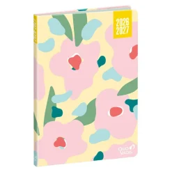 Quo Vadis - Agenda année scolaire - 2026-2027 - Hebdocolor 21 - Semainier Horizontal - Français - Canopy - Multicolore - 12 mois de août à juillet - 15x21 cm