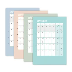 Quo Vadis - Agenda année scolaire - 2026-2027 - Hebdocolor 21 - Semainier Horizontal - Français - Canopy - Multicolore - 12 mois de août à juillet - 15x21 cm