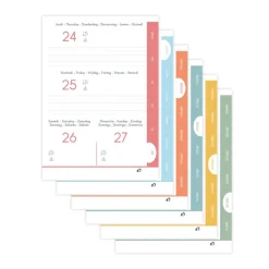 Quo Vadis - Agenda année scolaire - 2026-2027 - Eurotextagenda - Journalier - Multilingue - Cities - 12 mois de août à juillet - 12x17 cm - Papier Clairefontaine blanc - Fabrication française