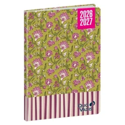 Quo Vadis - Agenda année scolaire - 2026-2027 - Hebdocolor 15 - Semainier Horizontal - Français - Canopy - Multicolore - 12 mois de août à juillet - 10x15 cm