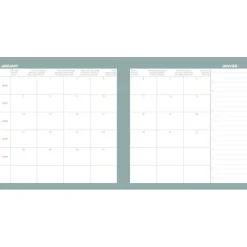 Quo Vadis - Agenda année scolaire - 2026-2027 - Exécutif Septembre Color - Semainier Planning - Multilingue - Céleste - Bleu - 13 mois de août à août - 16x16 cm