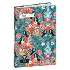 Quo Vadis - Agenda année scolaire - 2026-2027 - Eurotextagenda - Journalier - Multilingue - Catalina Estrada - Multicolore - 12 mois de août à juillet - 12x17 cm