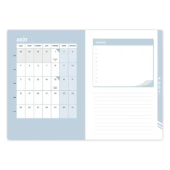 Quo Vadis - Agenda année scolaire - 2026-2027 - Hebdocolor 15 - Semainier Horizontal - Français - Canopy - Multicolore - 12 mois de août à juillet - 10x15 cm
