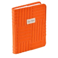 Quo Vadis - Agenda année scolaire - 2026-2027 - Eurotextagenda - Journalier - Multilingue - Théa - Orange - 12 mois de août à juillet - 12x17 cm - Papier Clairefontaine blanc
