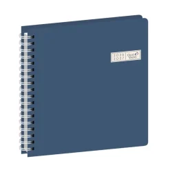 Quo Vadis - Agenda année scolaire - Spiralé - 2026-2027 - Exécutif S Septembre - Semainier Planning - Français - Egeo - 13 mois de août à août - 16x16 cm