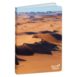 Quo Vadis - Agenda année scolaire - 2026-2027 - Eurotextagenda Recyclé - Journalier - Multilingue - Respire - Multicolore - 12 mois de août à juillet - 12x17 cm