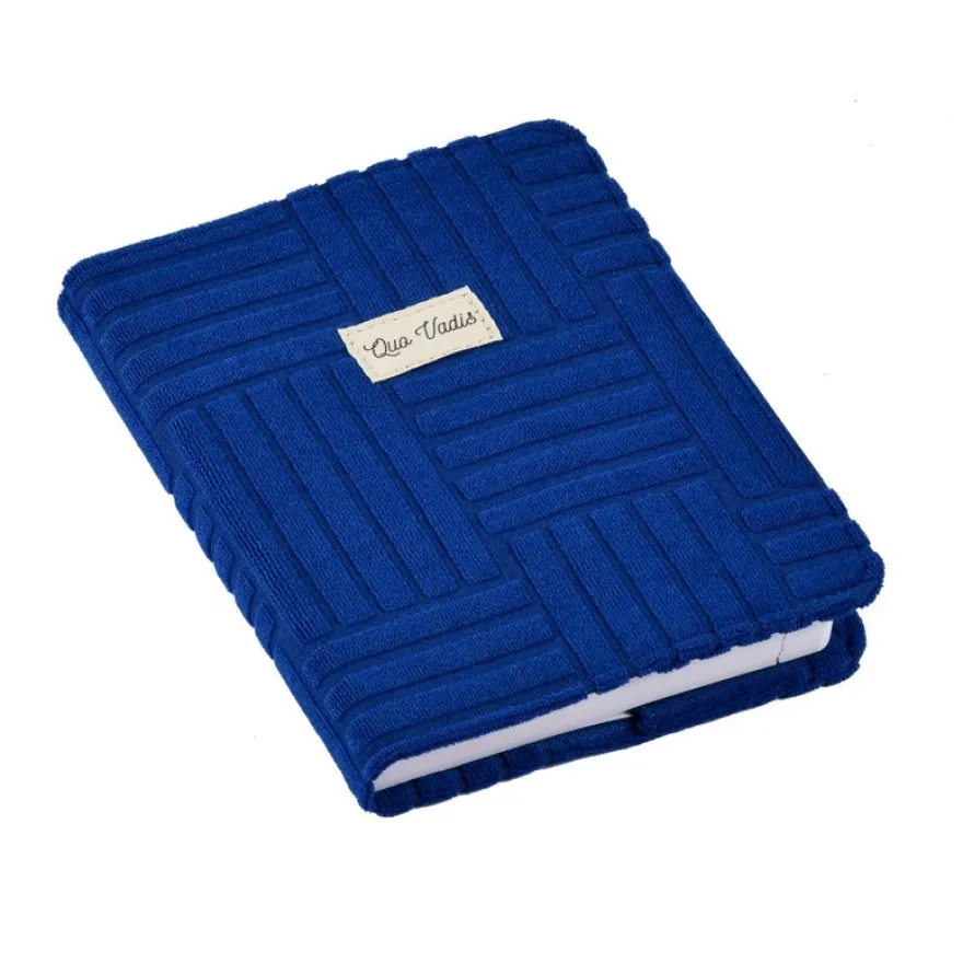 Quo Vadis - Agenda année scolaire - 2026-2027 - Eurotextagenda - Journalier - Multilingue - Théa - Bleu - 12 mois de août à juillet - 12x17 cm - Papier Clairefontaine blanc