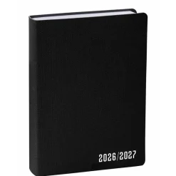 Quo Vadis - Agenda année scolaire - 2026-2027 - Eurotextagenda 15 - Journalier - Multilingue - Galaxy - Noir - 12 mois de août à juillet - 10x15 cm