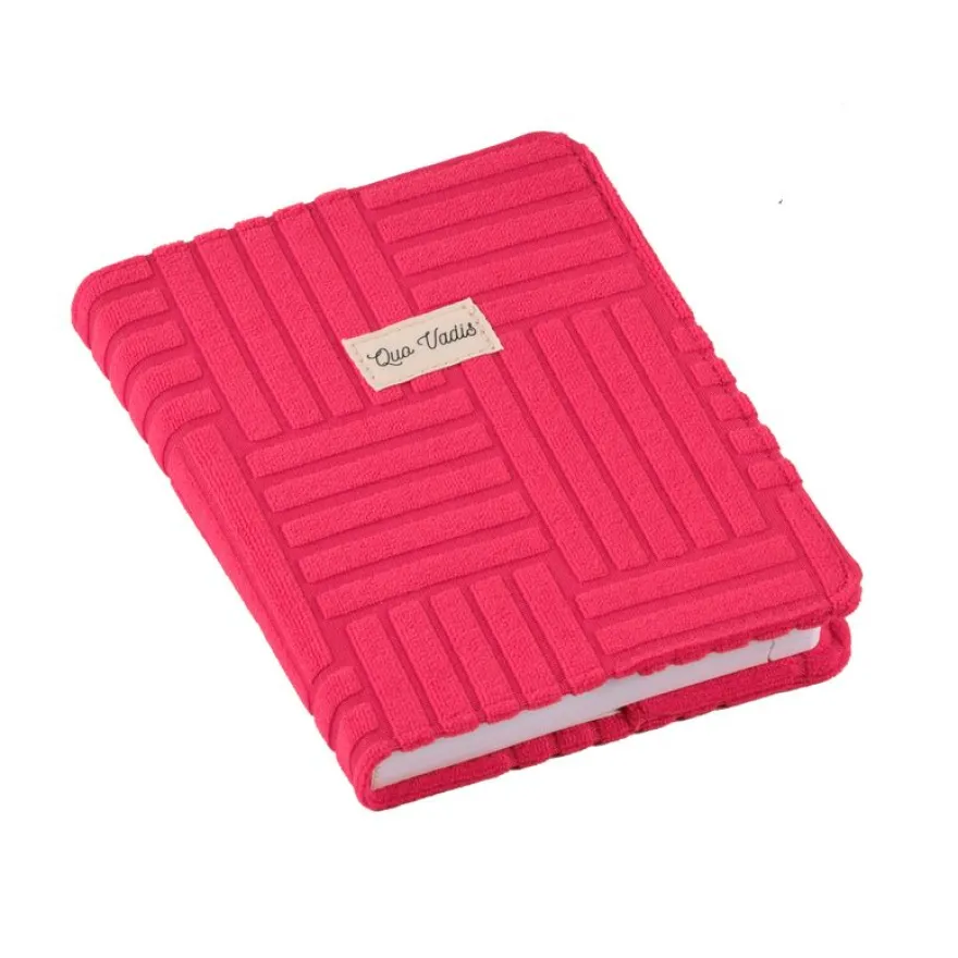 Quo Vadis - Agenda année scolaire - 2026-2027 - Eurotextagenda - Journalier - Multilingue - Théa - Rose - 12 mois de août à juillet - 12x17 cm - Papier Clairefontaine blanc
