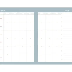 Quo Vadis - Agenda année scolaire - 2026-2027 - Ministre Septembre Color - Semainier Planning - Multilingue - Andrea - Gris - 13 mois de août à août - 16x24 cm