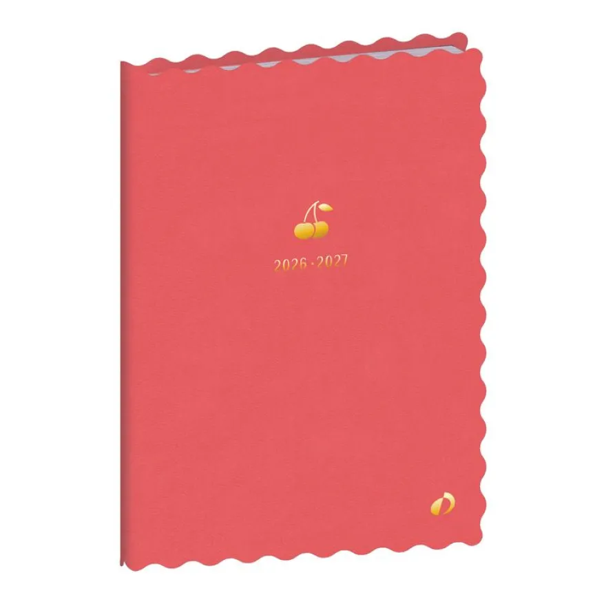 Quo Vadis - Agenda année scolaire - 2026-2027 - Universitaire Color - Semainier Planning - Multilingue - Festy - Rose - 13 mois de août à août - 10x15 cm