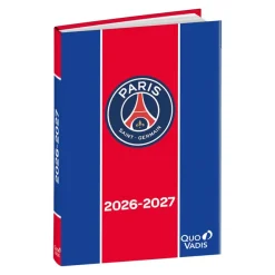 Quo Vadis - Agenda année scolaire - 2026-2027 - Eurotextagenda - Journalier - Multilingue - PSG - 12 mois de août à juillet - 12x17 cm - Papier Clairefontaine blanc - Fabrication française