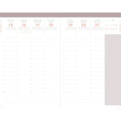 Quo Vadis - Agenda année scolaire - 2026-2027 - Ministre Septembre Color - Semainier Planning - Multilingue - Pastel - Orange - 13 mois de août à août - 16x24 cm