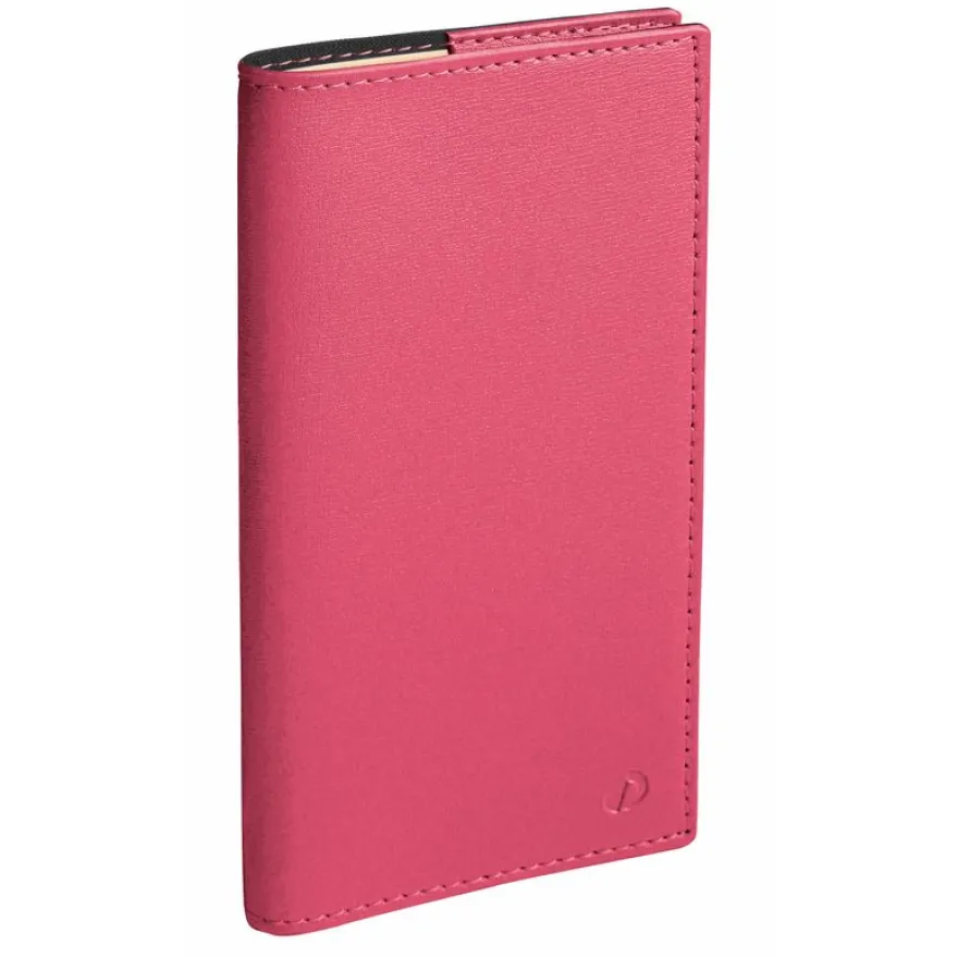 Quo Vadis - Agenda année scolaire - Spiralé - 2026-2027 - Italsept S Prestige - Semainier Horizontal - Français - Soho - Rose - 13 mois de août à août - 8,8x17 cm