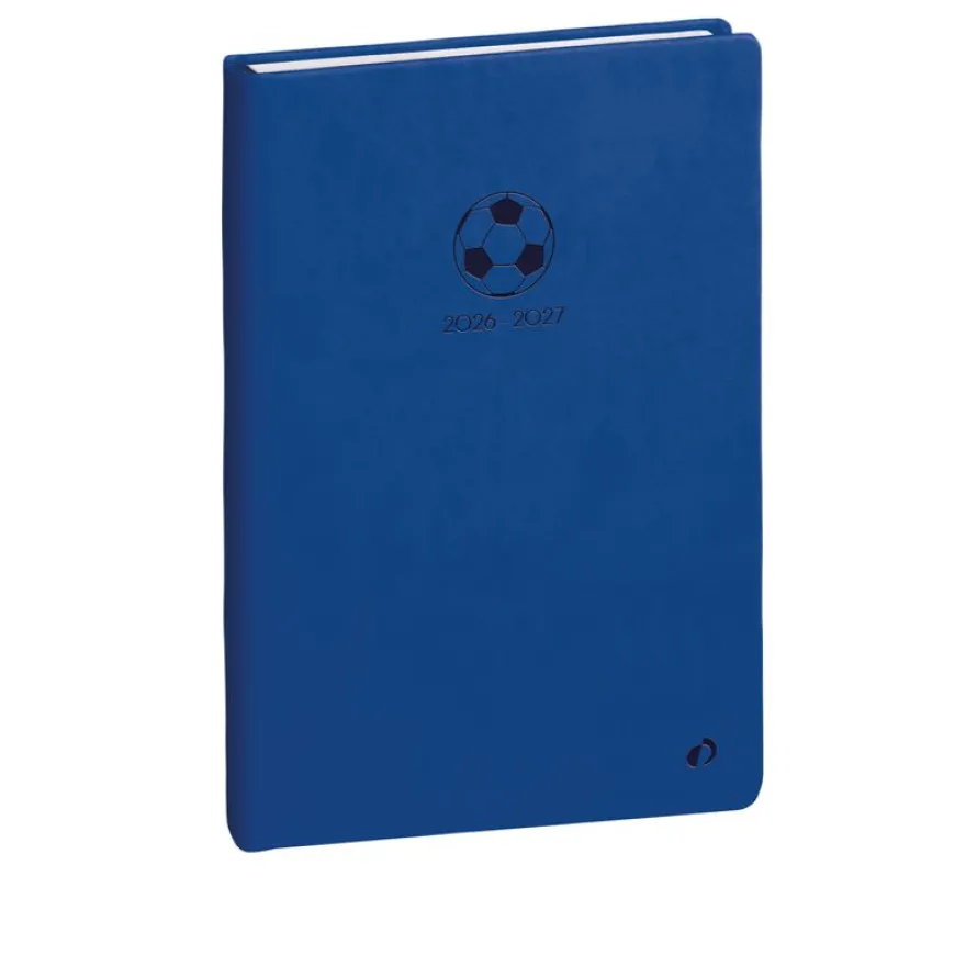 Quo Vadis - Agenda année scolaire - 2026-2027 - Eurotextagenda - Journalier - Multilingue - Paco - Bleu - 12 mois de août à juillet - 12x17 cm - Papier Clairefontaine blanc - Fabrication française