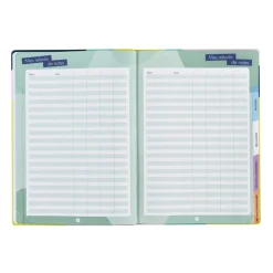 Quo Vadis - Agenda enseignant - 2026-2027 - Mon Agenda Pédagogique - Semainier Horizontal - Français - Multicolore - 12 mois de mi-juillet à mi-juillet - 21x29,7 cm