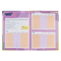 Quo Vadis - Agenda enseignant - 2026-2027 - Mon Agenda Pédagogique - Semainier Horizontal - Français - Multicolore - 12 mois de mi-juillet à mi-juillet - 21x29,7 cm