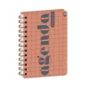 Quo Vadis - Agenda perpétuel - Spiralé - Semainier Horizontal - Français - Eterny - Multicolore - Perpétuel - 12x17 cm - Papier Clairefontaine blanc - Fabrication française