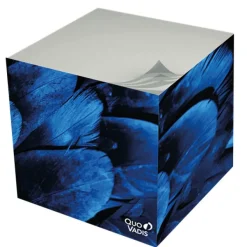 Quo Vadis - Bloc cube - Fantaisie - Multicolore - 9x9x8 cm - Papier Clairefontaine blanc - Fabrication française