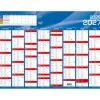 Quo Vadis - Calendrier mural - 2026-2027 - Français - Classic - Bleu - 16 mois de septembre à décembre - 55x40,5 cm - Papier Clairefontaine blanc - Fabrication française
