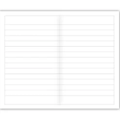 Quo Vadis - Carnet de notes - Chi - Pages Lignées - 7,5x12,6 cm - Papier Clairefontaine blanc