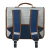 Quo Vadis - Cartable scolaire - Louise & Arthur - Multicolore - 38x30x14 cm - Toile (polyester) - 2 compartiment(s) - Avec bretelles et poignée