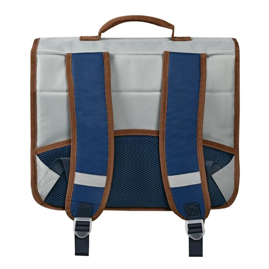Quo Vadis - Cartable scolaire - Louise & Arthur - Multicolore - 38x30x14 cm - Toile (polyester) - 2 compartiment(s) - Avec bretelles et poignée