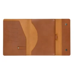 Quo Vadis - Etui carnet/tablette - Rangers - Marron - 19,5x26,5 cm - Cuir pleine fleur de buffle