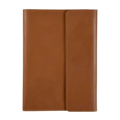 Quo Vadis - Etui carnet/tablette - Rangers - Marron - 19,5x26,5 cm - Cuir pleine fleur de buffle