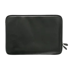 Quo Vadis - Housse ordinateur - Satiny - Noir - 37x26x1,5 cm - Cuir pleine fleur de vachette - 1 compartiment(s)