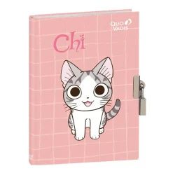 Quo Vadis - Journal intime - Chi - 12x17 cm - Papier Clairefontaine blanc - Fabrication française