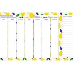 Quo Vadis - Planificateur de menus - Français - Carnets thématiques - Multicolore - Perpétuel - 16,5x26,5 cm - Papier Clairefontaine blanc - Fabrication française