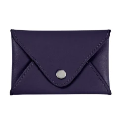 Quo Vadis - Porte-cartes de visite - Satiny - 10x6,5 cm - Cuir pleine fleur de vachette