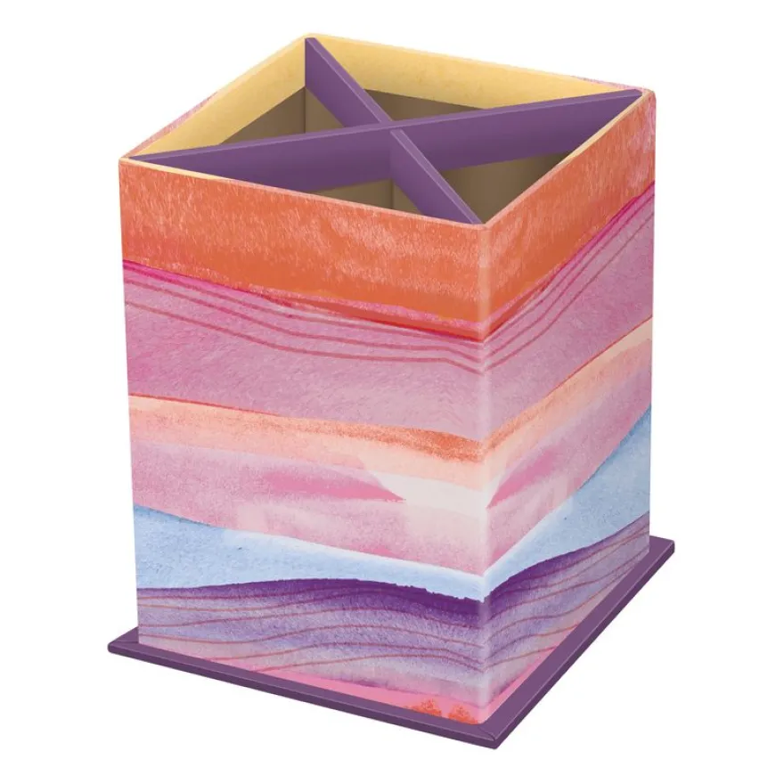 Quo Vadis - Pot à crayons - Iconique - Multicolore - 8,5x8,5x11 cm