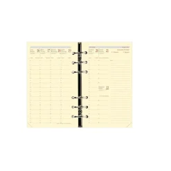 Quo Vadis - Recharge Organiseur - 2026-2027 - Timer 17 Prestige - Semainier Planning - Français - 16 mois de septembre à décembre - 10x17 cm - Papier Clairefontaine ivoire - Fabrication française