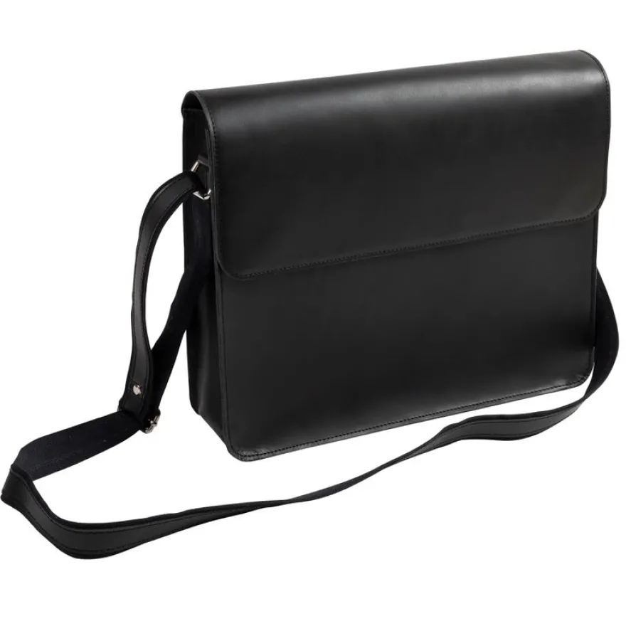 Quo Vadis - Sacoche - Rangers - Noir - 36x30x7 cm - Cuir pleine fleur de buffle - 1 compartiment(s) - Avec bandoulière