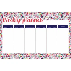 Quo Vadis - Sous-main planificateur hebdomadaire - 16,5 x 26,5 cm - 55 feuilles