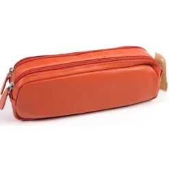 Quo Vadis - Trousse - Rectangle - Satiny - 21x6x7 cm - Cuir pleine fleur de vachette - 1 compartiment(s)