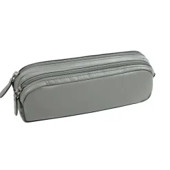 Quo Vadis - Trousse - Rectangle - Satiny - 21x6x7 cm - Cuir pleine fleur de vachette - 1 compartiment(s)