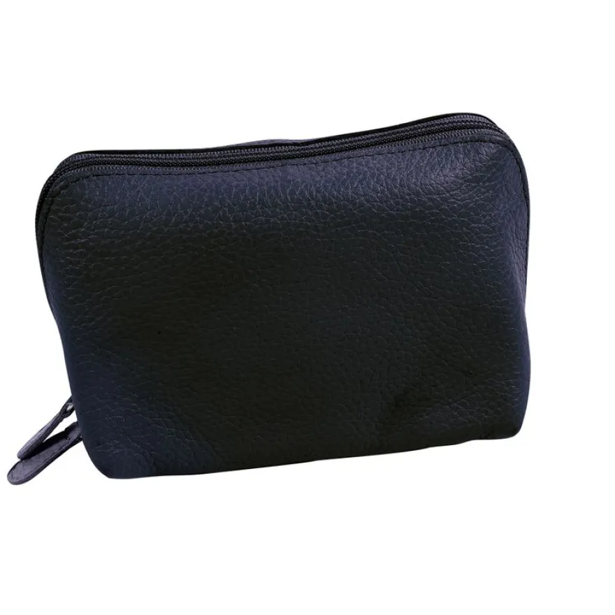 Quo Vadis - Trousse - Rectangle - Goya - 17x7,5x11 cm - Cuir pleine fleur de vachette - 1 compartiment(s)