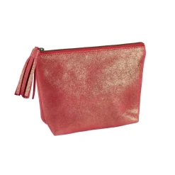 Quo Vadis - Trousse - Rectangle - Julo - 18x15 cm - Cuir de vachette suédé - 1 compartiment(s)