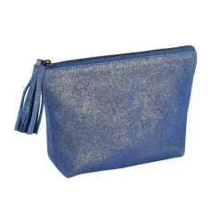 Quo Vadis - Trousse - Rectangle - Julo - 18x15 cm - Cuir de vachette suédé - 1 compartiment(s)