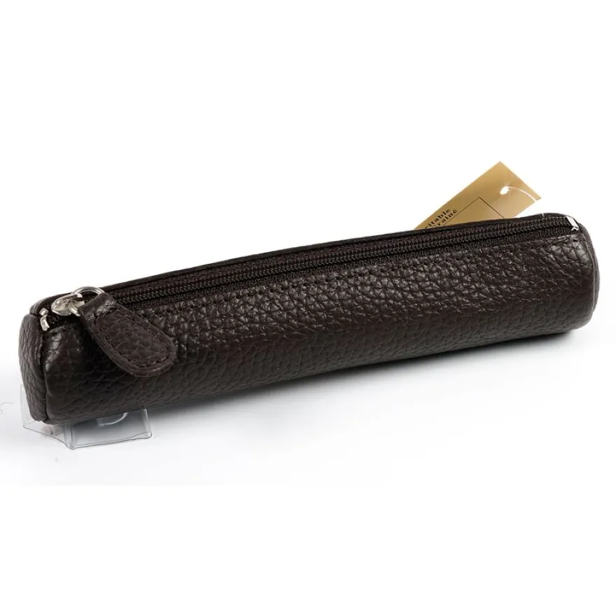 Quo Vadis - Trousse - Ronde - Goya - 17x3,5 cm - Cuir pleine fleur de vachette - 1 compartiment(s)