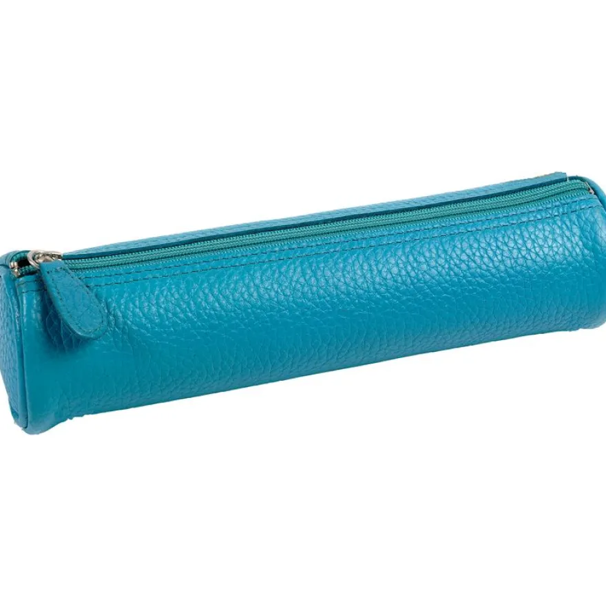 Quo Vadis - Trousse - Ronde - Goya - 22x6 cm - Cuir pleine fleur de vachette - 1 compartiment(s)