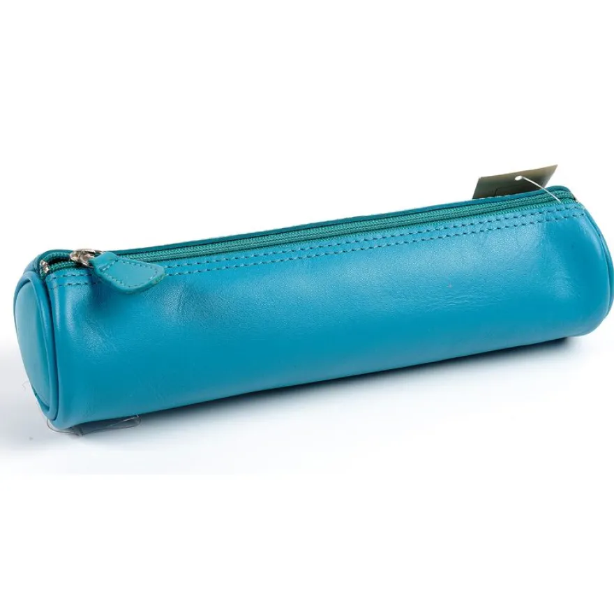Quo Vadis - Trousse - Ronde - Satiny - 22x6 cm - Cuir pleine fleur de vachette - 1 compartiment(s)