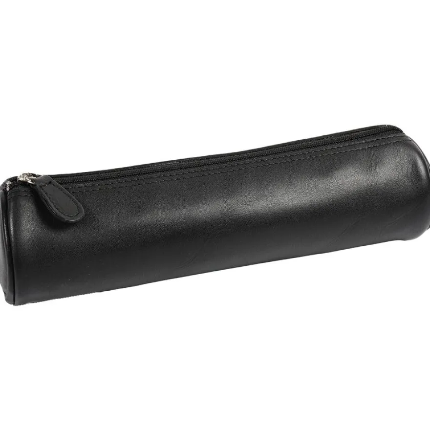 Quo Vadis - Trousse - Ronde - Satiny - 22x6 cm - Cuir pleine fleur de vachette - 1 compartiment(s)