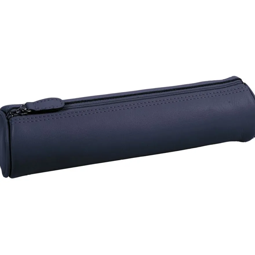 Quo Vadis - Trousse - Ronde - Satiny - 22x6 cm - Cuir pleine fleur de vachette - 1 compartiment(s)