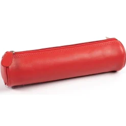 Quo Vadis - Trousse - Ronde - Satiny - 22x6 cm - Cuir pleine fleur de vachette - 1 compartiment(s)
