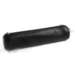 Quo Vadis - Trousse - Ronde - Satiny - 17x3,5 cm - Cuir pleine fleur de vachette - 1 compartiment(s)